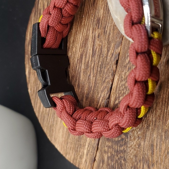 B3121 semper fi braided survivalist high end bracelet rustic - Picture 3 of 3